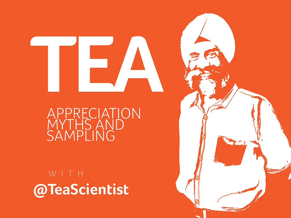 tea workshop at hyphen design by @TeaScientist